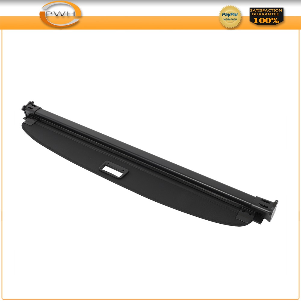 1Pc Retractable Cargo Cover Black Fits Lincoln Nautilus 2019 2020 2021 2022 2023