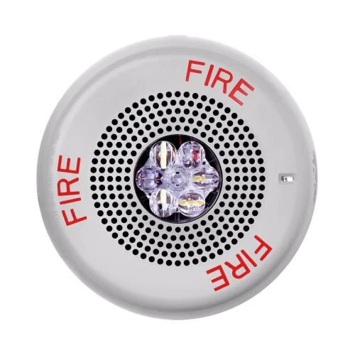 Eaton ELSPSTWC Wheelock Eluxa LED High Fidelity Speaker Strobe, Ceiling, FIRE