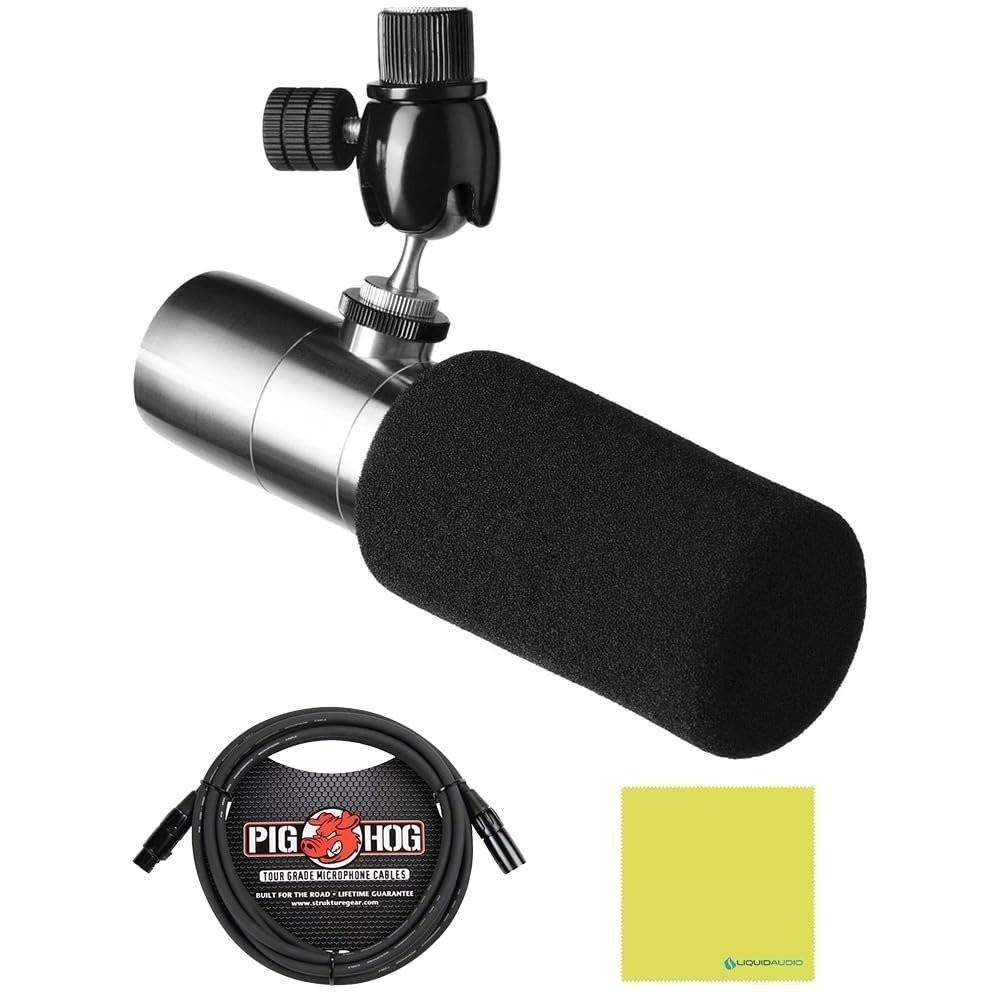 Liquid Audio Earthworks ETHOS Streaming & Broadcasting Microphone Silver...