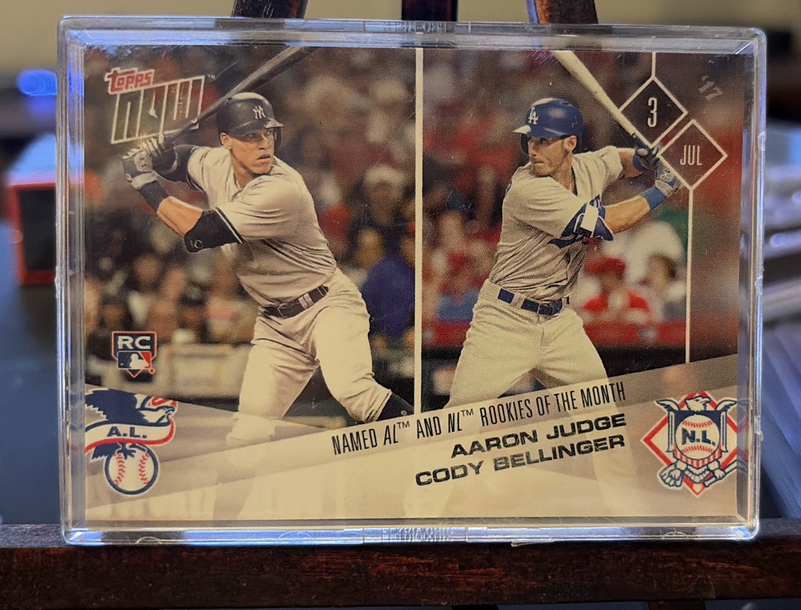 2017 Topps Now - Aaron Judge, Cody Bellinger #321 /4589 (RC) 2017 Topps Now - Aaron Judge, Cody Bellinger #321 /4589 (RC)
