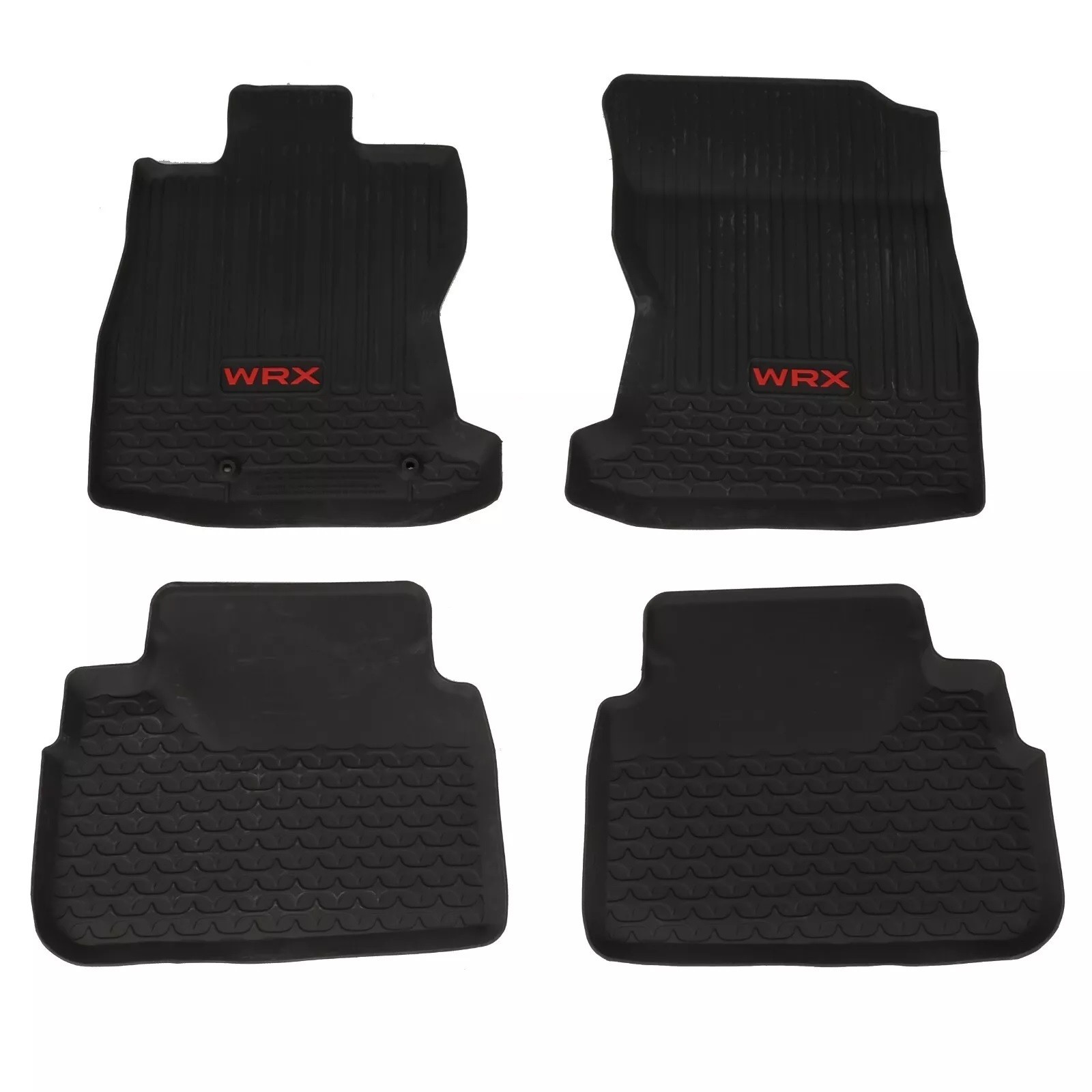 2022-2025 Genuine Subaru WRX All Weather Rubber Floor Liners w/ Logo J501SVC000