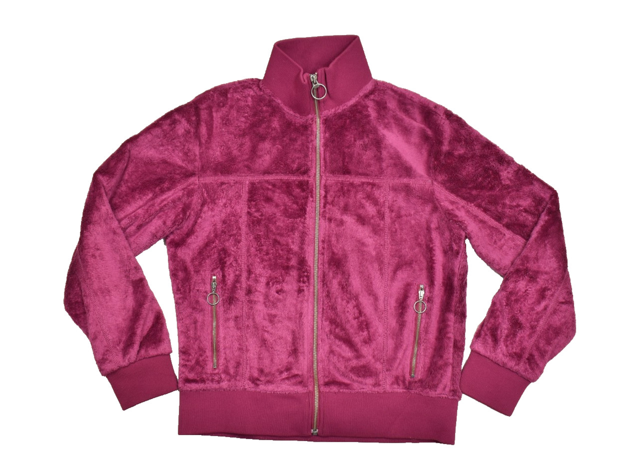 Columbia Vertex Women\'s Small Magenta Full Zip High Pile Fleece Jacket Warm Cozy Columbia Vertex Women\'s Small Magenta Full Zip High Pile Fleece Jacket Warm Cozy