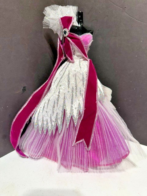 Barbie Pink and Silver Gown Dress Just Deboxed