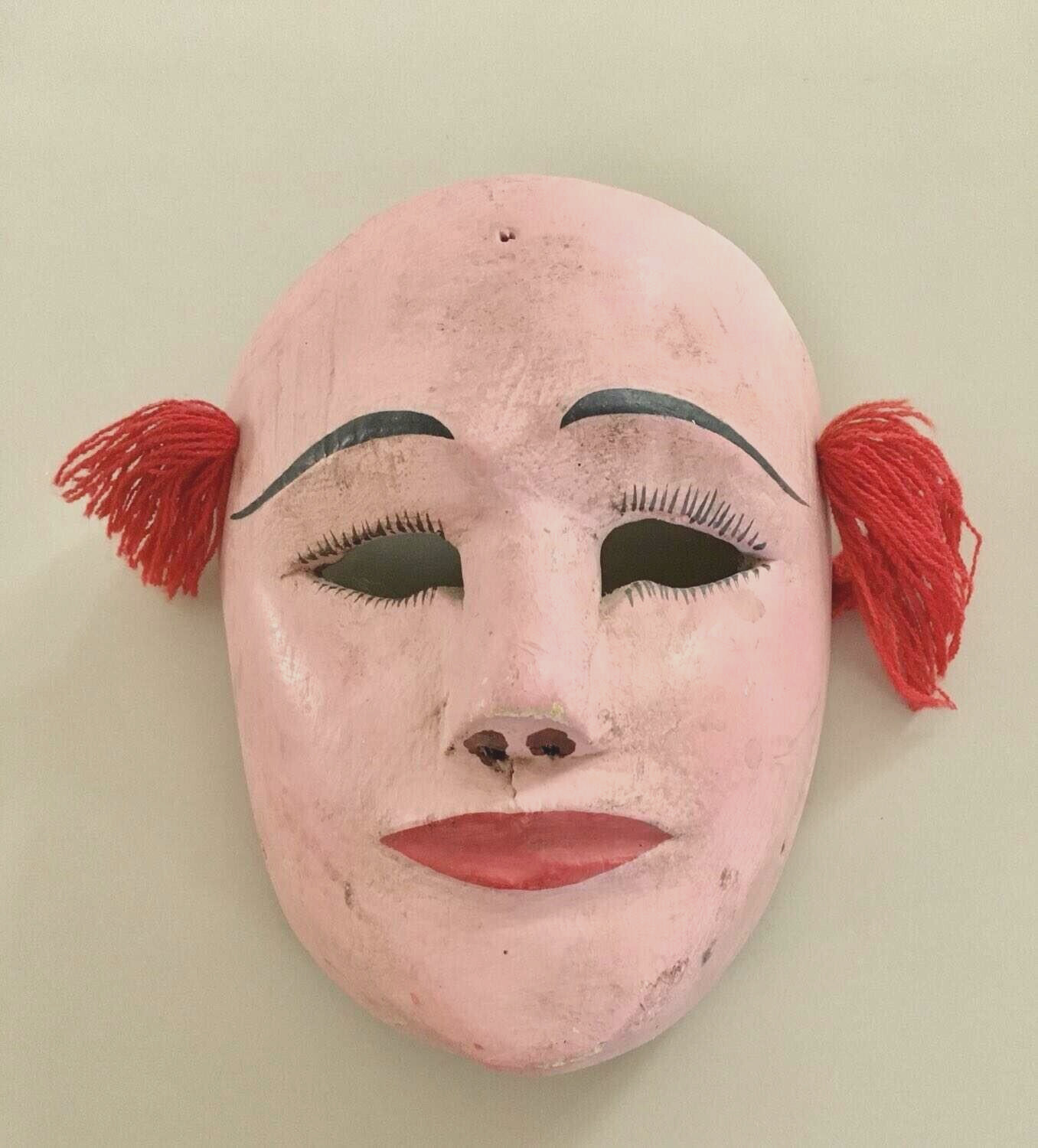 VINTAGE MEXICAN MARIA CANDELARIA MASK