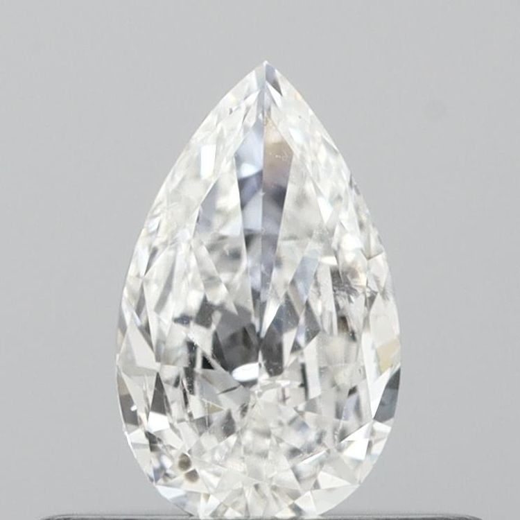 Loose Pear Cut GIA CERTIFIED Natural Setting Diamond 0.22 Ct Color F/I1 Clarity