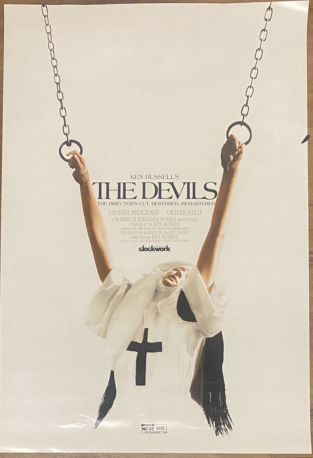 Ken Russell’s The Devils-2026 Remaster Original Movie Poster D/S 27 X 40 Ken Russell’s The Devils-2026 Remaster Original Movie Poster D/S 27 X 40