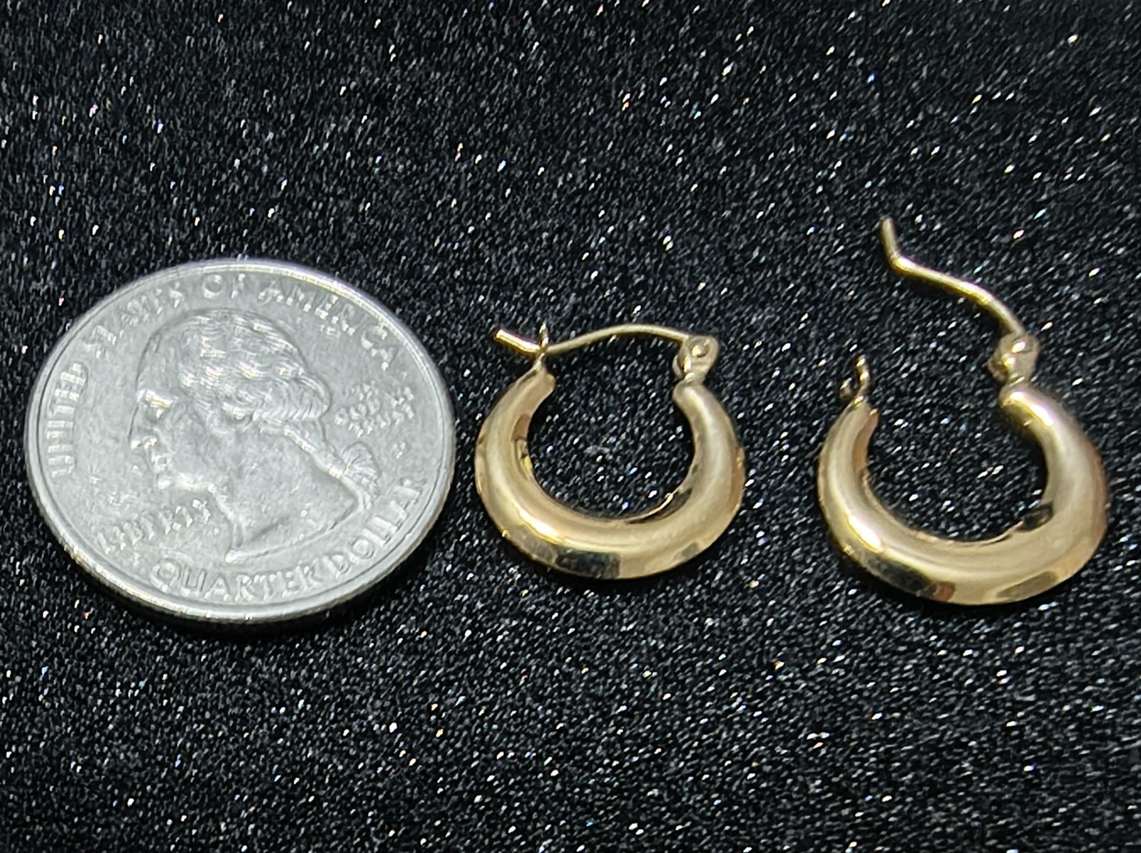 Brand New Genuine 14k Yellow Gold Earrings / NOT PLATED / NOT FILLED
