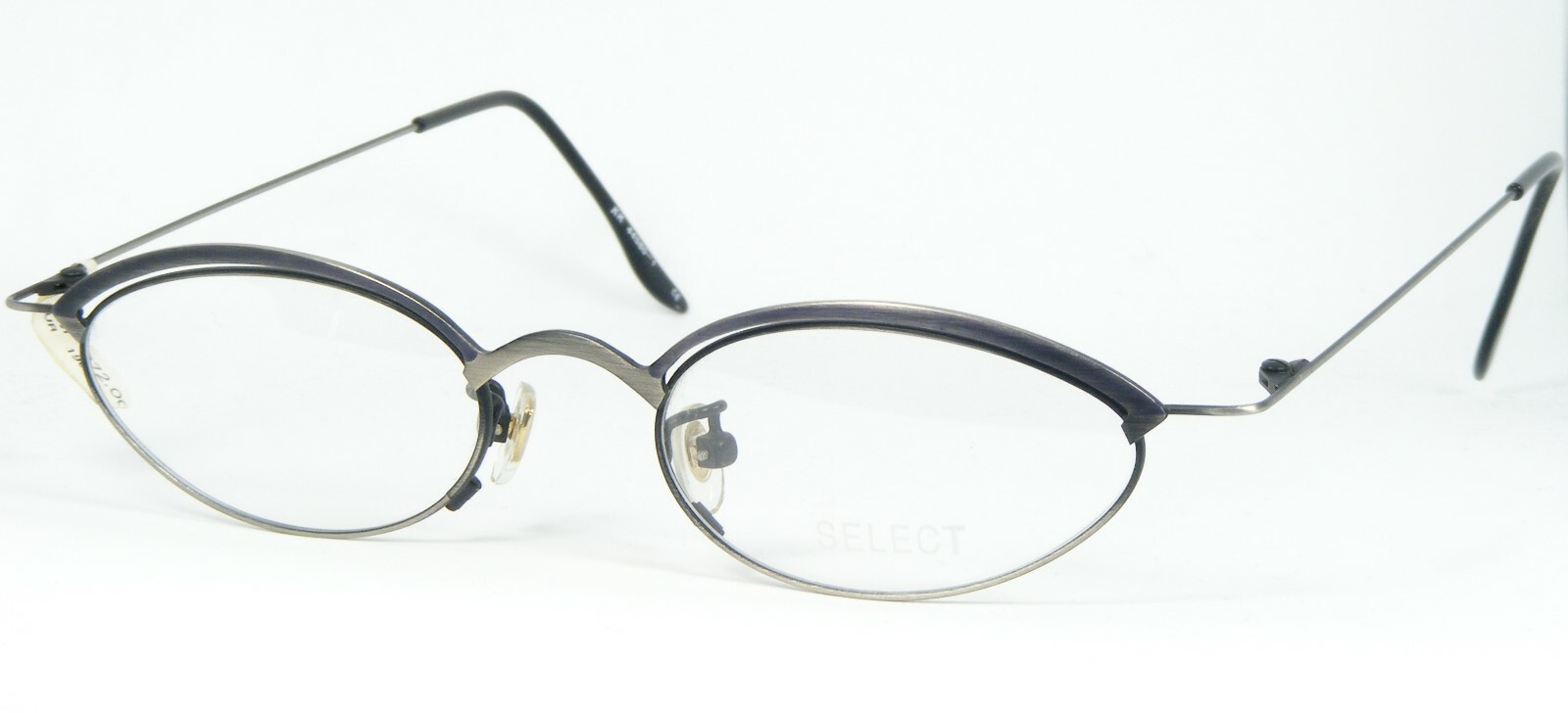 Vintage SELECT KK 44580 1 ANTIQUE BLUE /GREY EYEGLASSES GLASSES 46-21-135mm