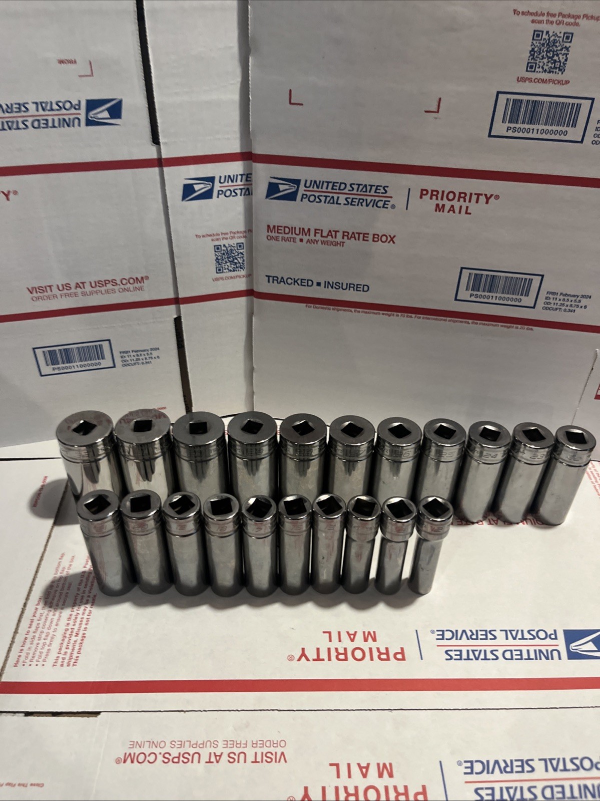 Snap on 22pc 1/2\ Snap on 22pc 1/2\