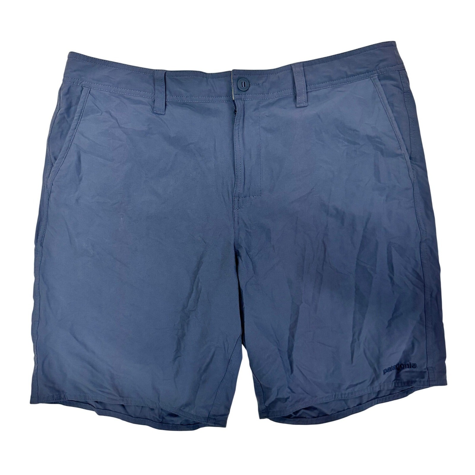 Patagonia Mens Stretch Wavefarer Walk Shorts Blue 38