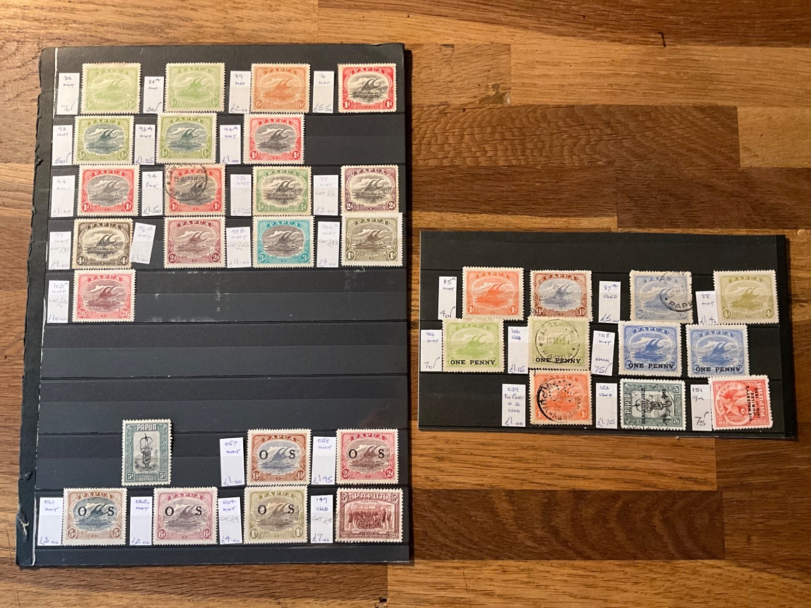 Papua Stamp Collection Mint & Used with some Over Prints #RS30 Papua Stamp Collection Mint & Used with some Over Prints #RS30