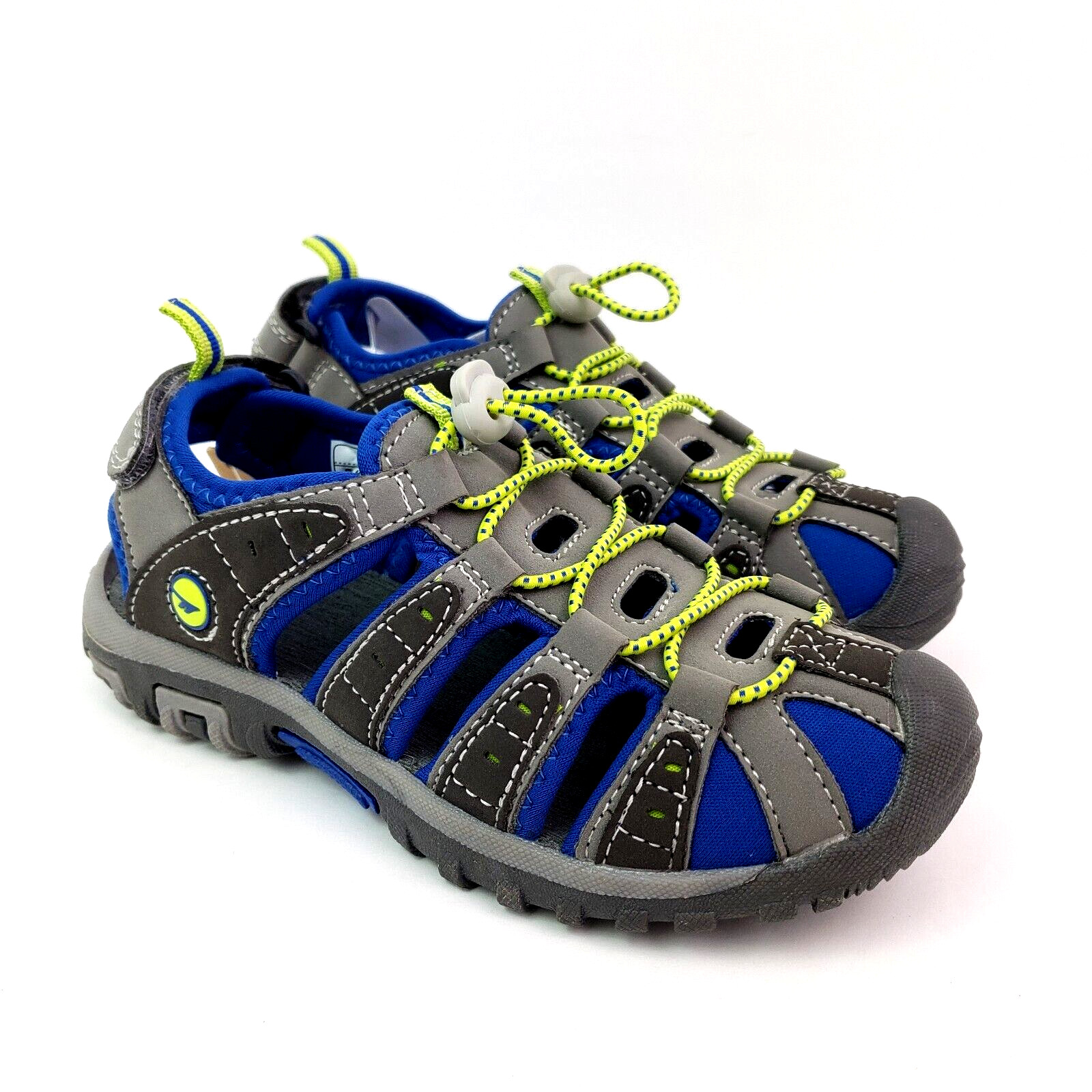 Hi-Tec Inspired By Life Shore CH\'s Boys Size 2Y Gray Blue Outdoors Sport Sandals