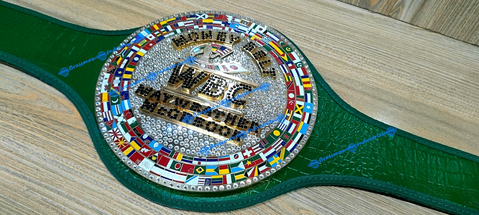 WBC Money World Boxing Championship Belt-8mm 3D Plates-Mayweather McGregor Fight