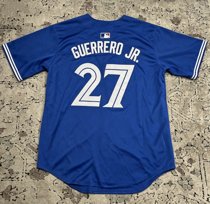 Vladimir Guerrero Jr. #27 Toronto Blue Jays MLB Men's Jersey Royal SIZE S-3XL
