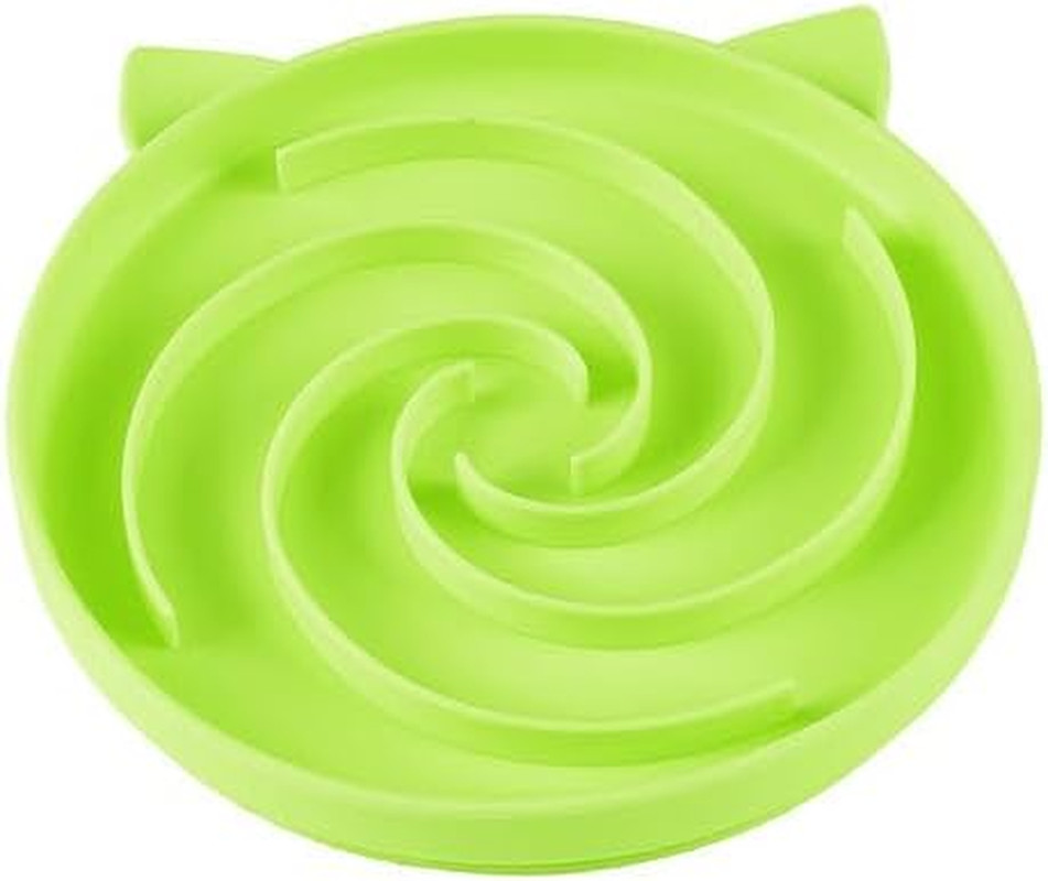Slow Feeder Cat Bowl,Easy to Clean Silicone Material,2Pcs Cat Puzzle Slow Feeder Cat Bowl,Easy to Clean Silicone Material,2Pcs Cat Puzzle