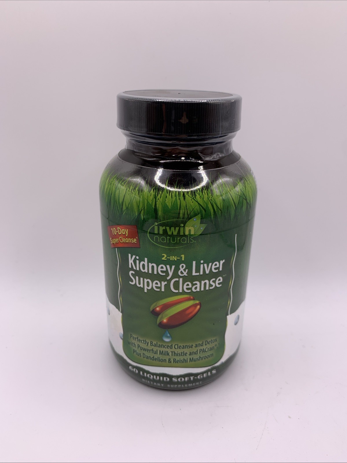 Irwin Naturals 2-in-1 Kidney & Liver Super Cleanse / 60 Softgels 09/2026 Irwin Naturals 2-in-1 Kidney & Liver Super Cleanse / 60 Softgels 09/2026