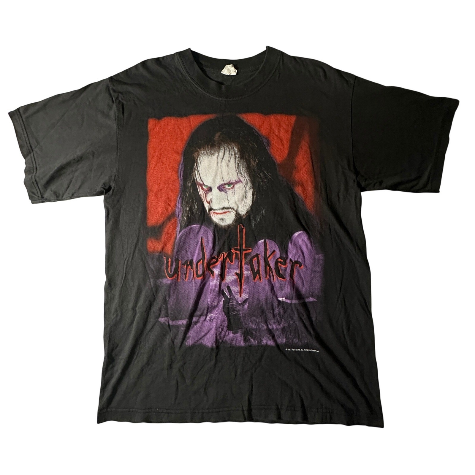 Vintage 1997 WWF Undertaker T-Shirt XL Black See You On The Other Side Wrestling Vintage 1997 WWF Undertaker T-Shirt XL Black See You On The Other Side Wrestling