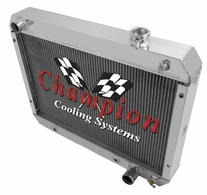 ER Champion 4 Row Radiator for 1963-1965 Chevrolet Chevy II Nova Factory V8 Eng