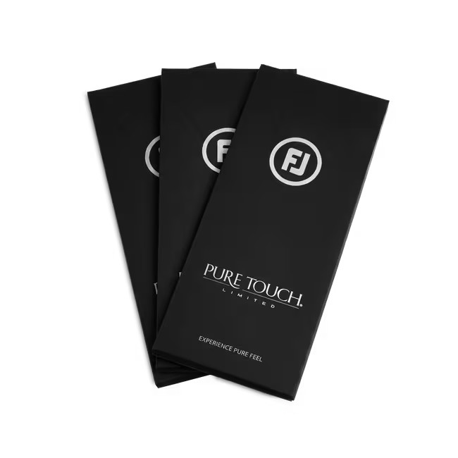 FootJoy Men's Pure Touch Golf Gloves 3PK LH for Right Golfers