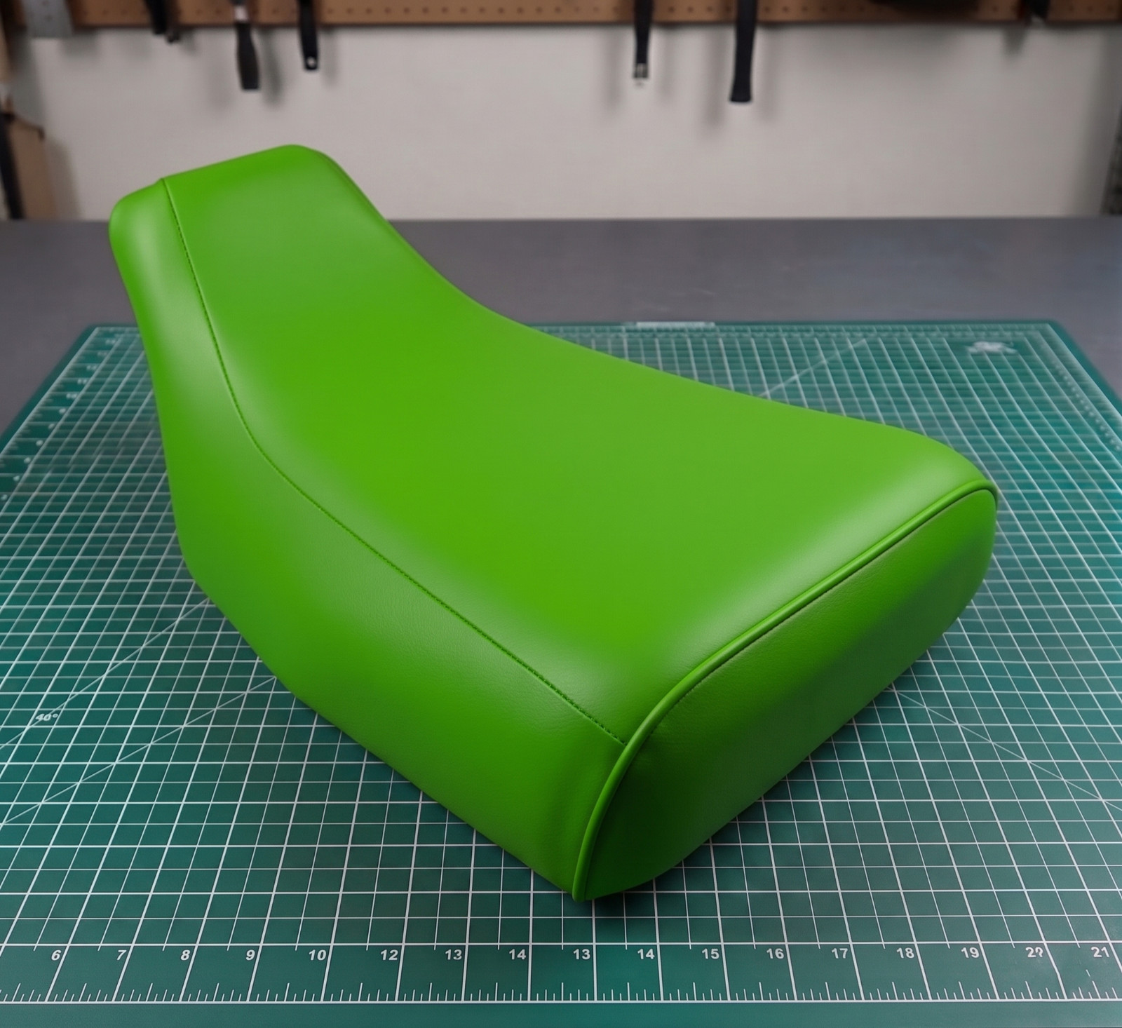 Honda TRX350 Foreman Seat Cover For 1986 To 1989 Models Green Vinyl Seat Cover