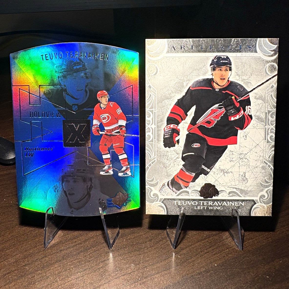 Upper Deck Teuvo Teravainen Hurricanes 2022-23 SPx/Artifacts 2-Card #SPX-22 #14