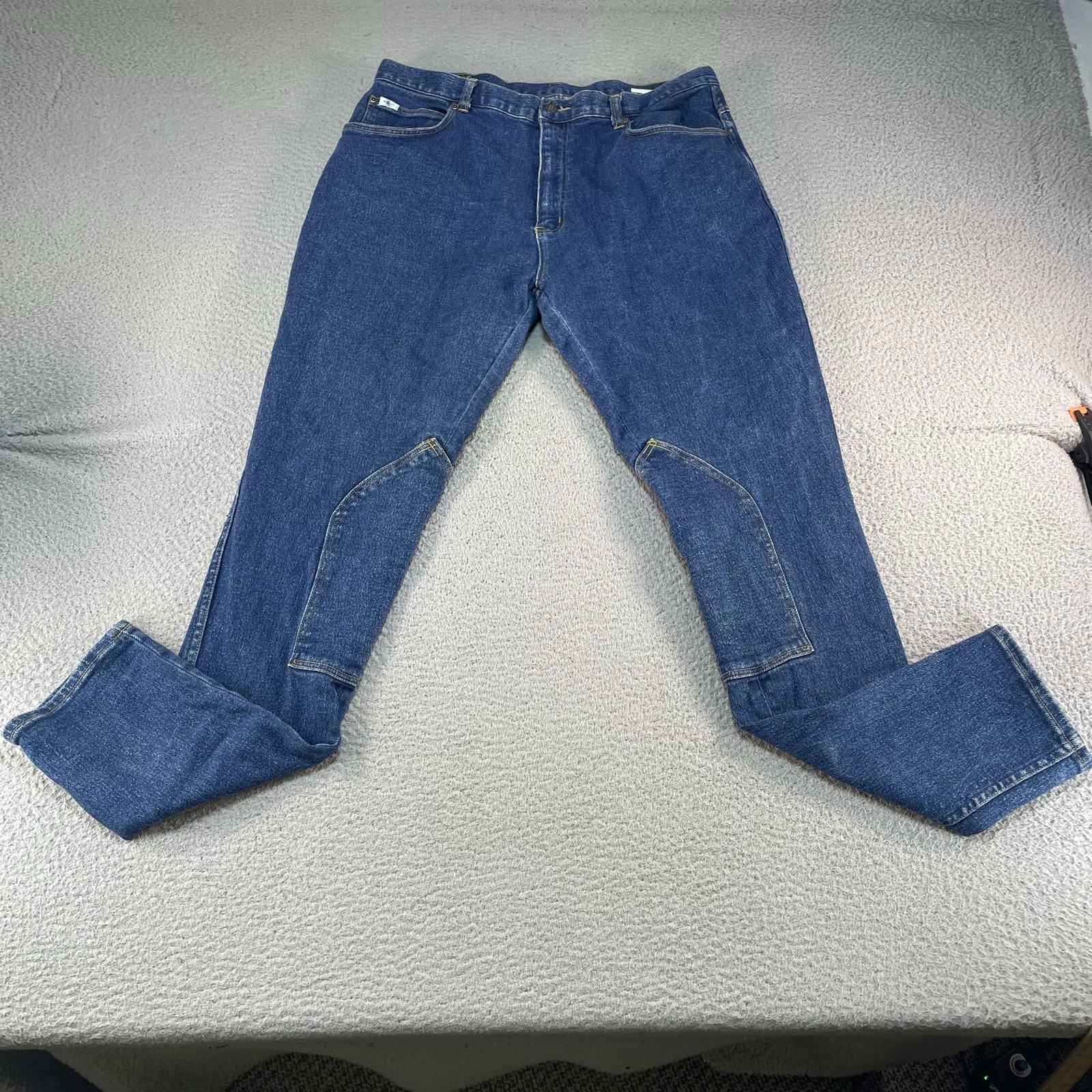 Vintage Millers Riding Jeans Mens 38x34 Blue Tapered Equestrian Denim Cowboy