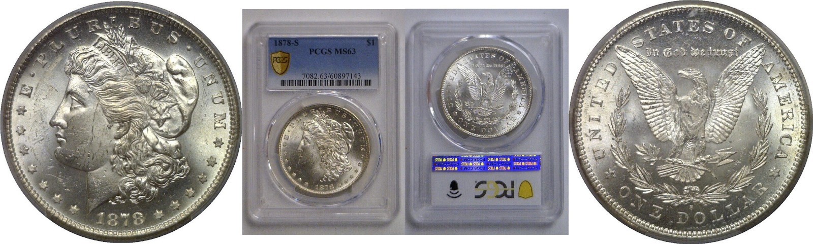 1878-S Morgan Dollar PCGS MS-63 1878-S Morgan Dollar PCGS MS-63