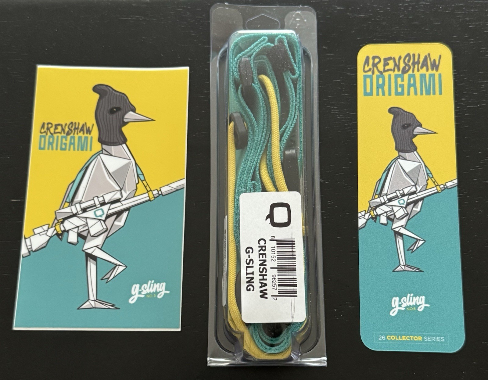 Q LLC G-SLING |  Crenshaw Origami - Fix Boombox Honey Badger - IN HAND FAST SHIP