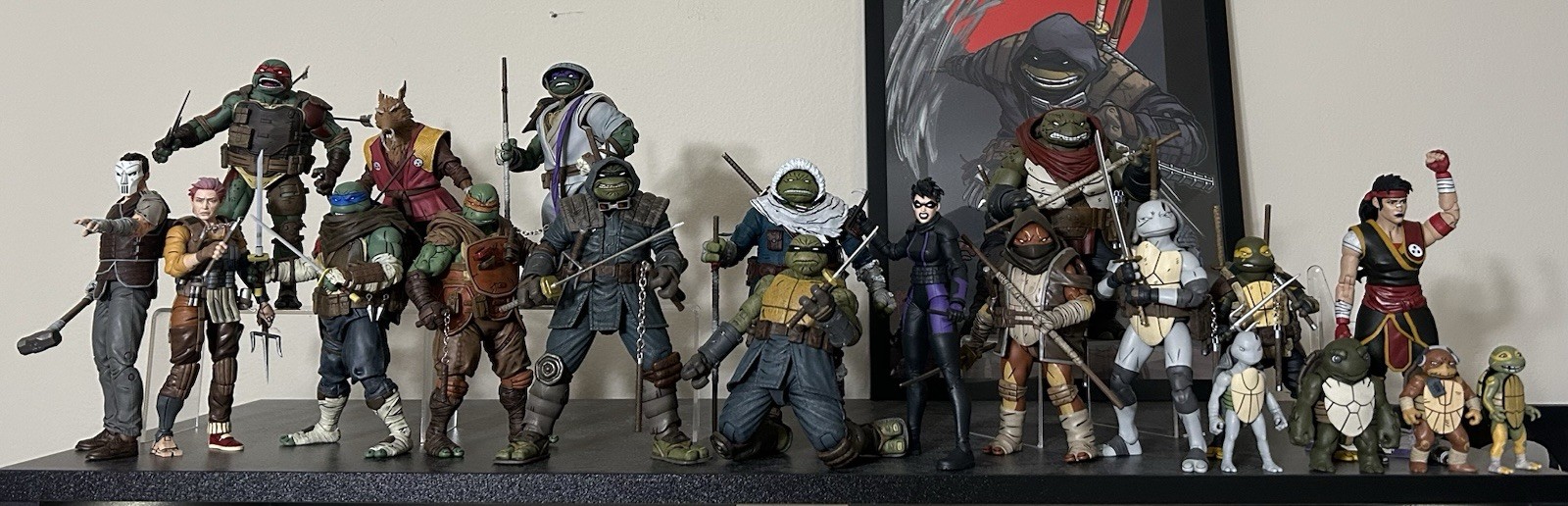 NECA TMNT The Last Ronin Lot: Splinter, Leonardo, Uno, Casey Jones, Donatello