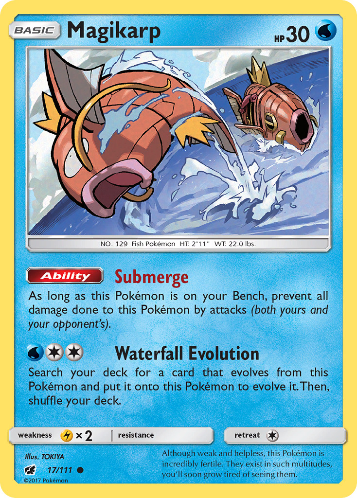 Magikarp 17/111 Common Crimson Invasion Pokemon Lightly Played