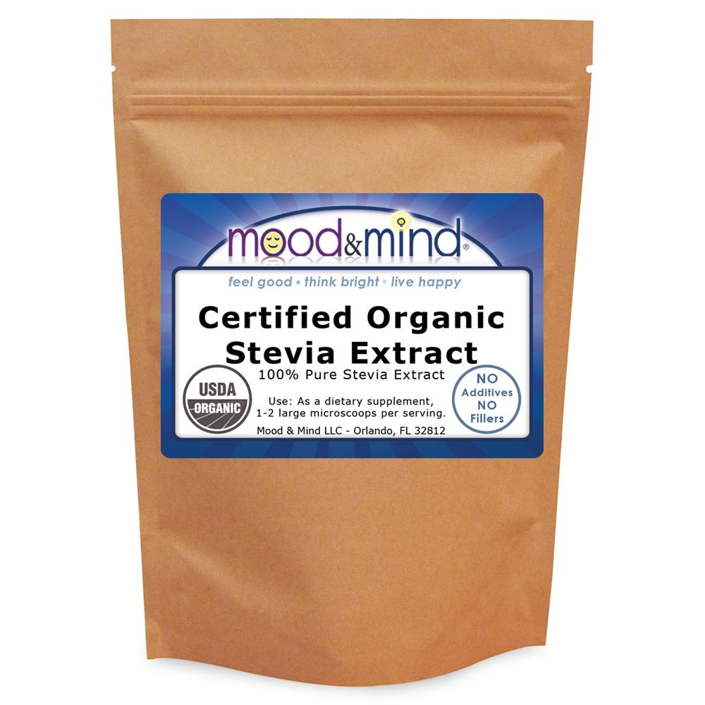 White Stevia Extract Powder 100% Organic +Micro-scoop - No Fillers 4 oz (112g) White Stevia Extract Powder 100% Organic +Micro-scoop - No Fillers 4 oz (112g)