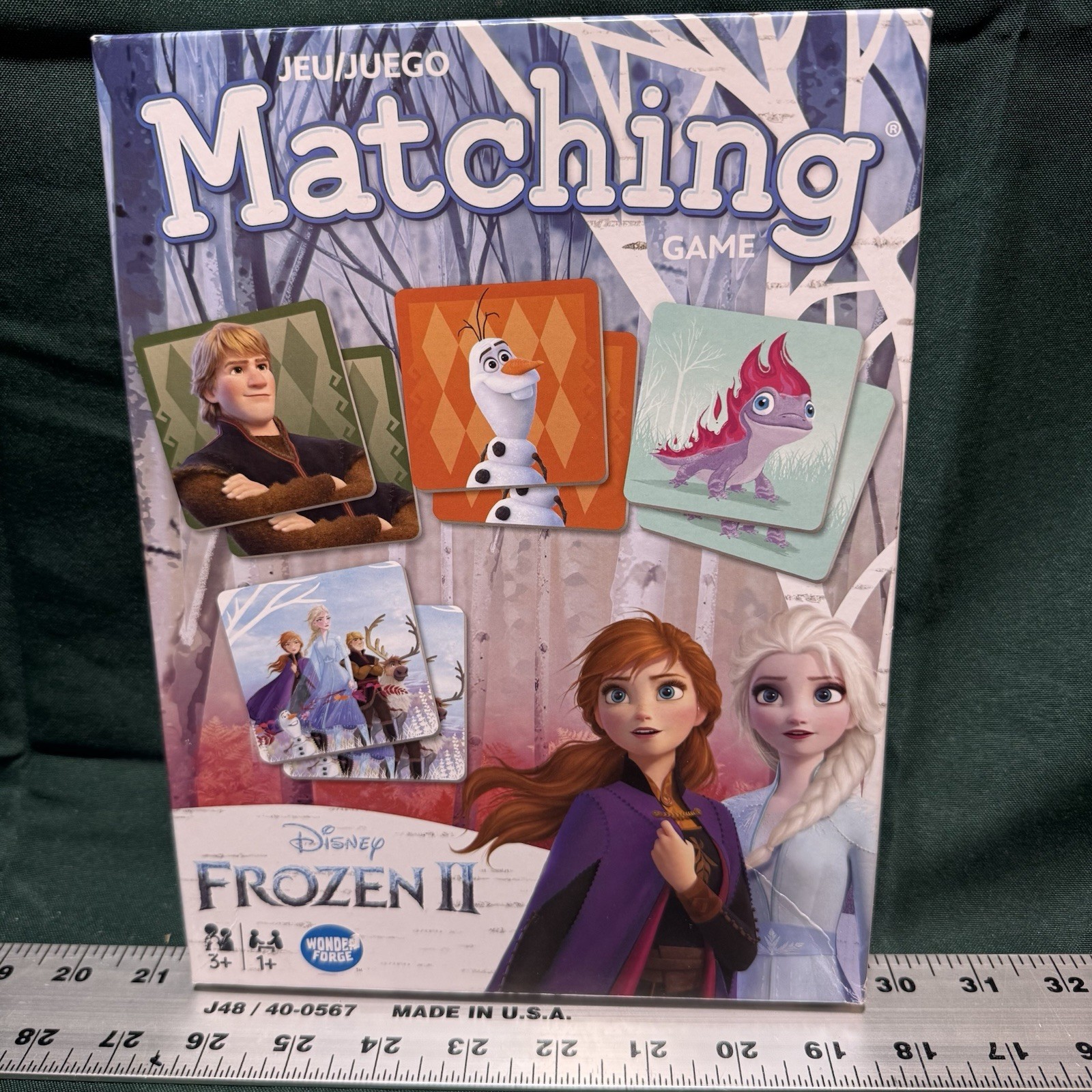 Disney Frozen II Memory Match Game Wonder Forge Complete Anna Olaf Elsa Disney Frozen II Memory Match Game Wonder Forge Complete Anna Olaf Elsa