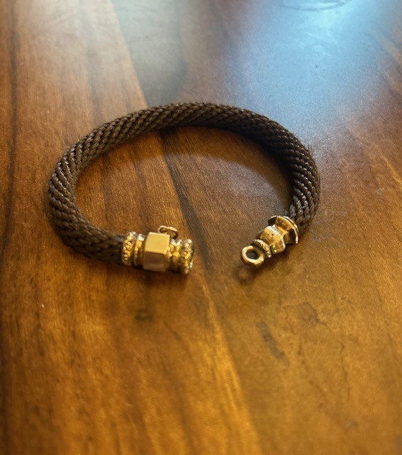 Victorian Hair Mourning Jewelry Antique