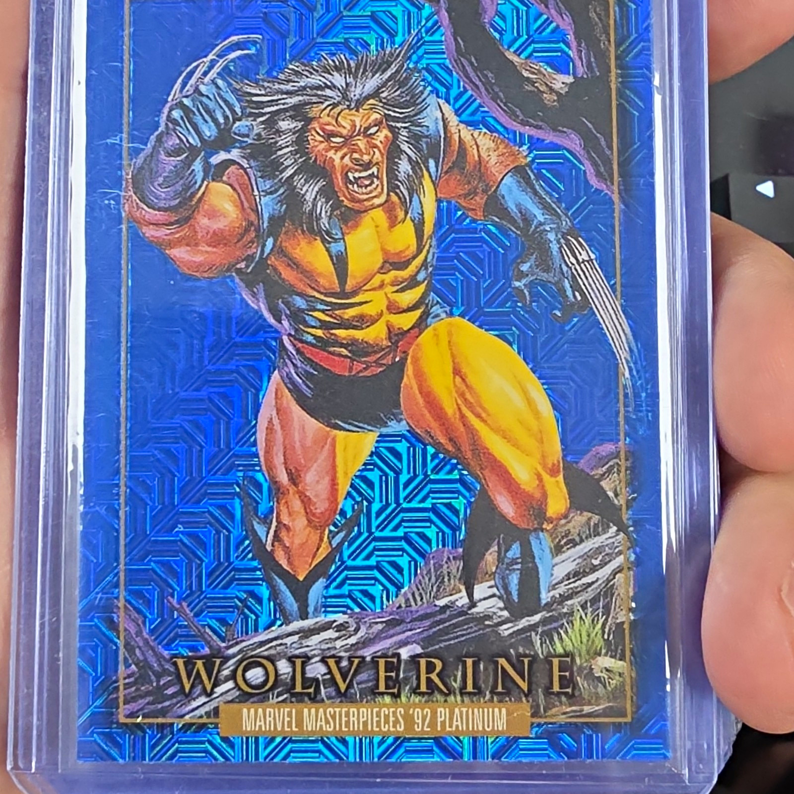 Marvel Masterpieces \'92 Platinum X-Men Trading Card Lot Wolverine Storm Gambit