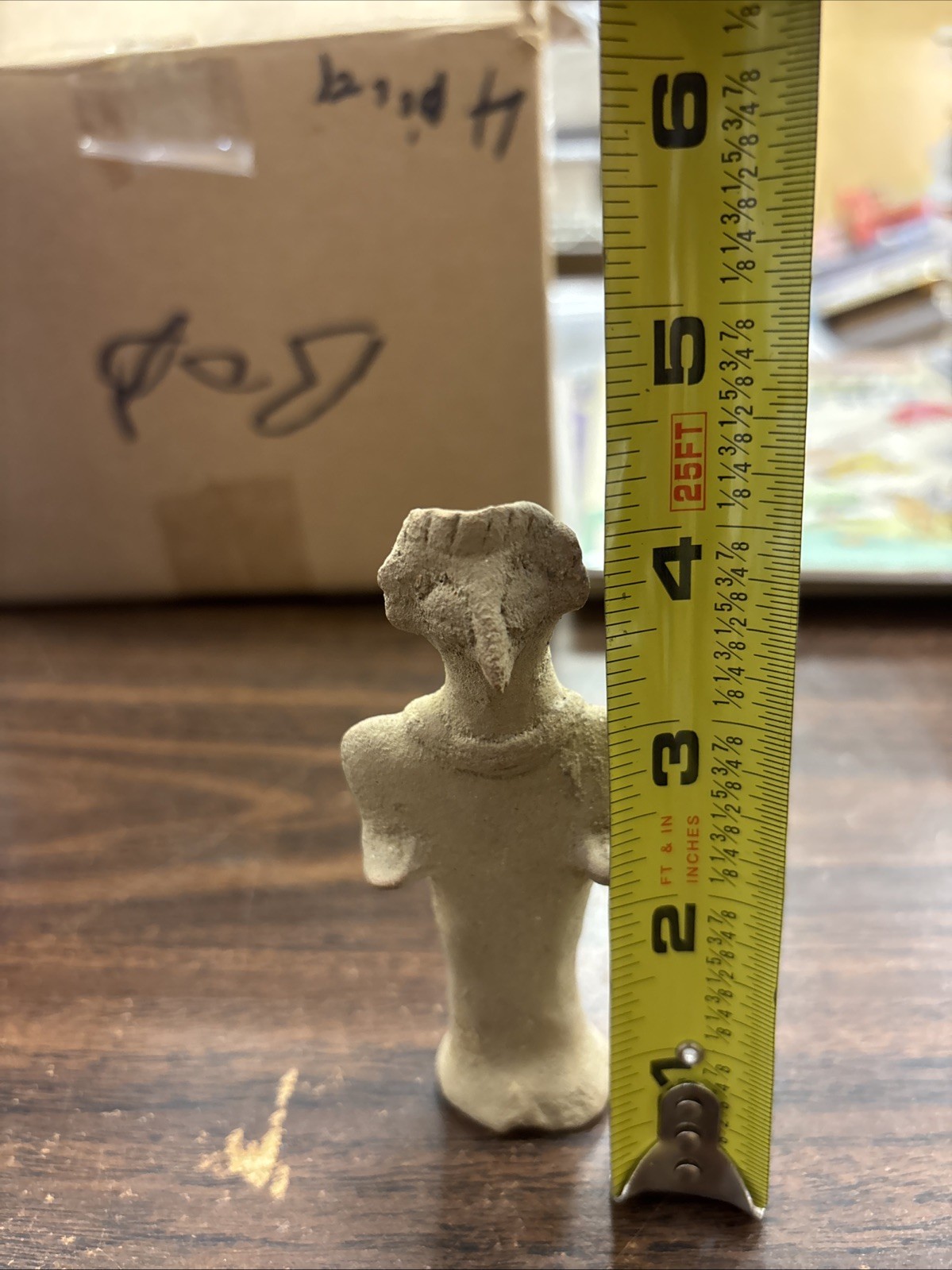 ANCIENT SYRO-HITTITE TERRACOTTA DIETY IDOL.
