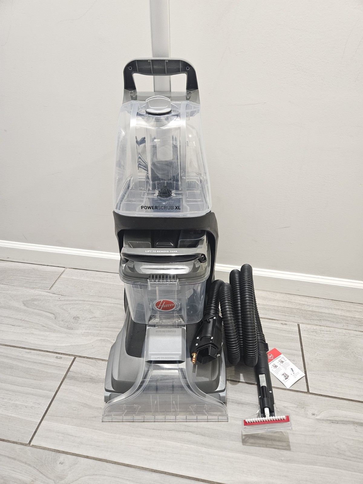 Hoover FH68010 Power Scrub XL Carpet Washer, With Spot Cleaner. Open Box 9/10. Hoover FH68010 Power Scrub XL Carpet Washer, With Spot Cleaner. Open Box 9/10.
