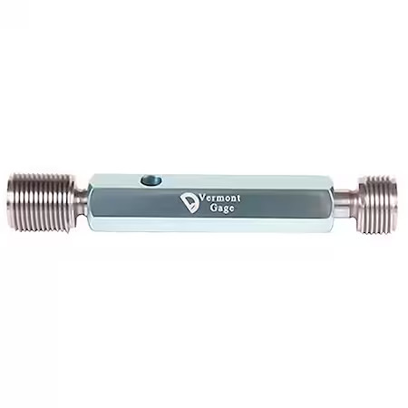 Vermont Gage 301165010 Plug Gage, Unef, Light Blue, 1\