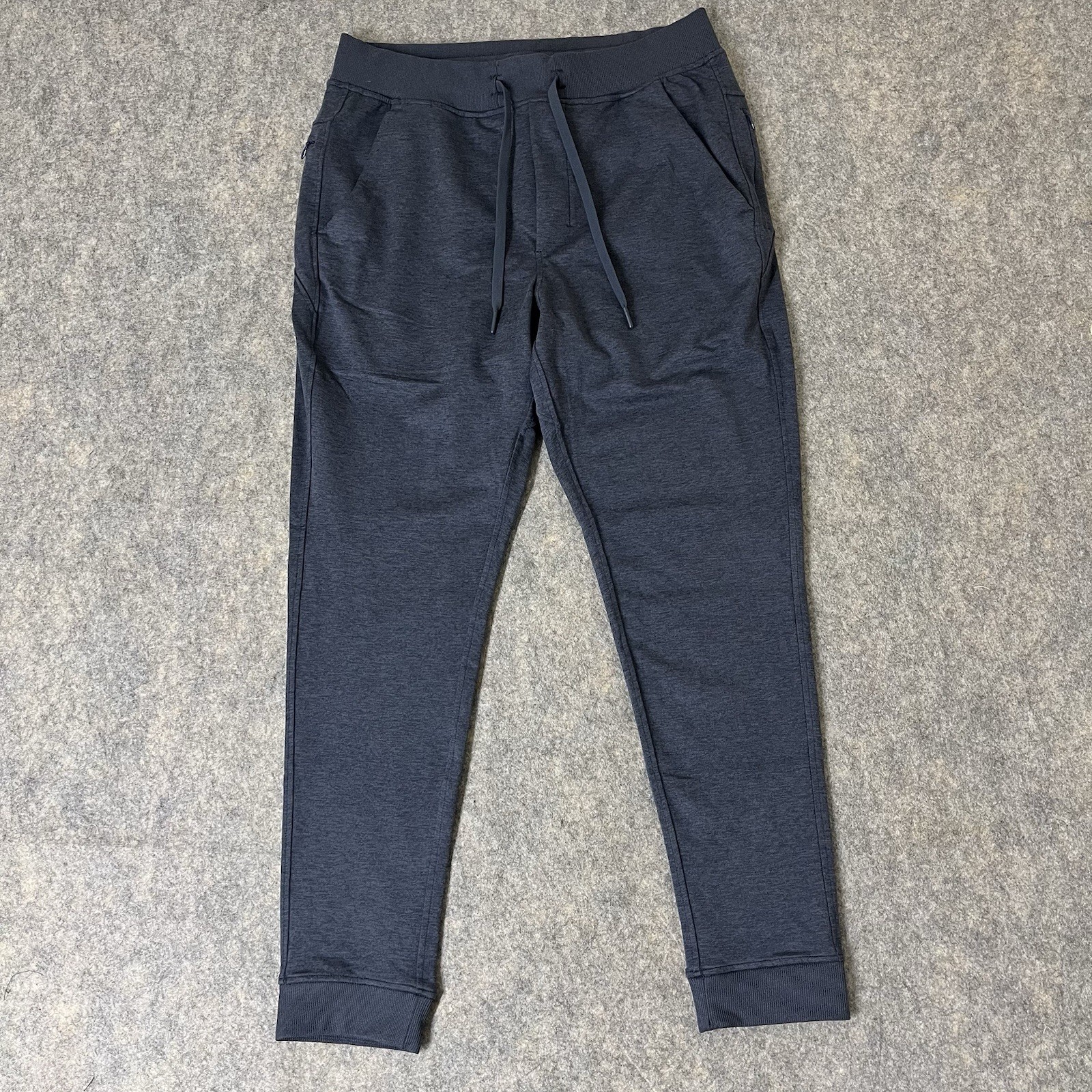 Birddogs Boom For Your Boomstick Jogger Pants Mens Large Lined Stretch Blue NWOT