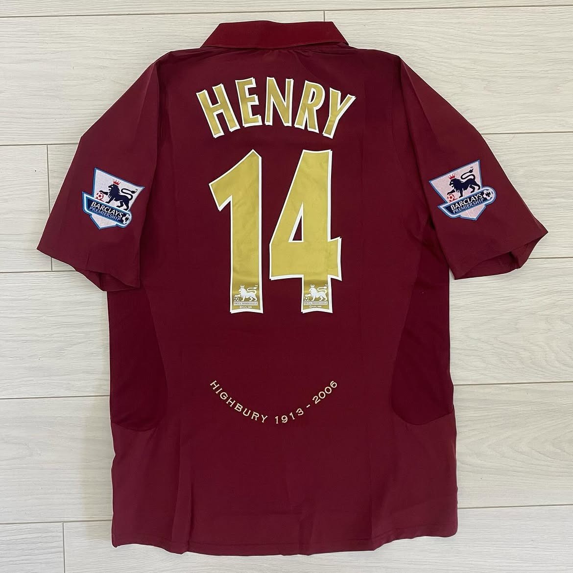 Arsenal 2005/06 Highbury Home Jersey Henry #14 BNWT O2 Premier League