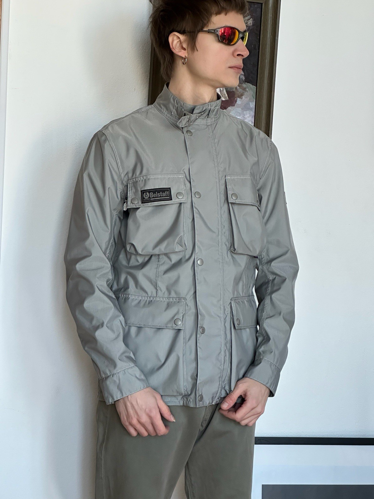 BELSTAFF PURE MOTORCYCLE RALLYMASTER 350 BLACK NYLON MALENOTTI Size 48 BELSTAFF PURE MOTORCYCLE RALLYMASTER 350 BLACK NYLON MALENOTTI Size 48