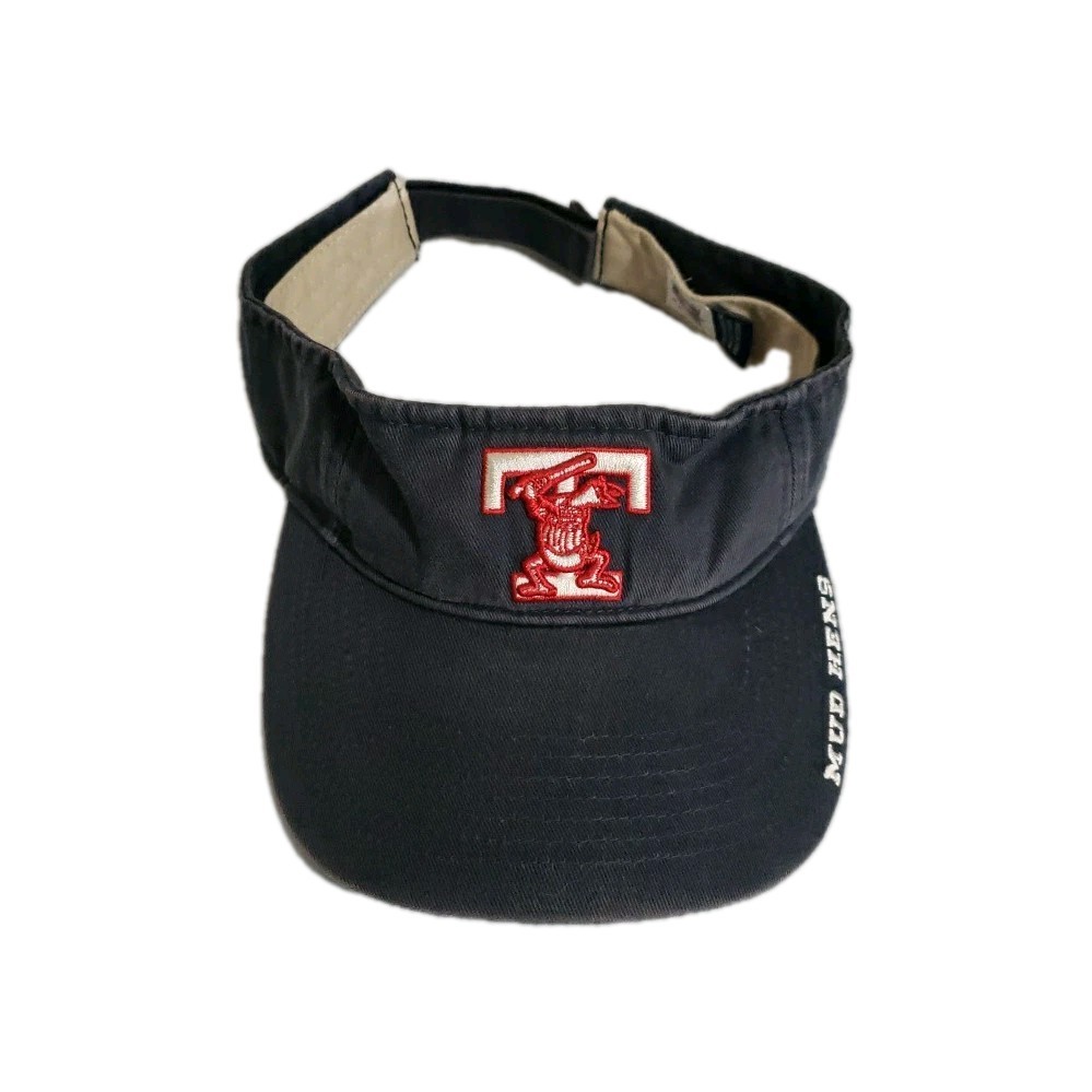 Vintage Toledo Mud Hens Visor Hat MiLB Baseball Tigers MLB Navy Strapback Vintage Toledo Mud Hens Visor Hat MiLB Baseball Tigers MLB Navy Strapback