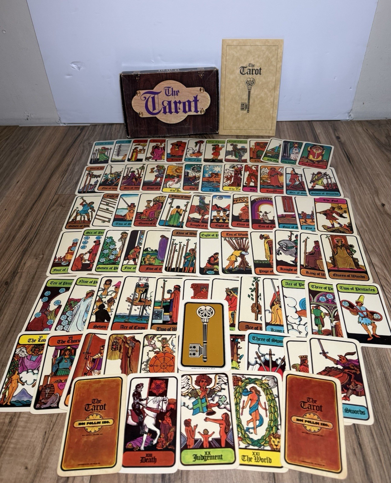 Vintage 1972 Hoi Polloi Tarot Card Deck 77 Cards In Box Excellent Unused Vintage 1972 Hoi Polloi Tarot Card Deck 77 Cards In Box Excellent Unused