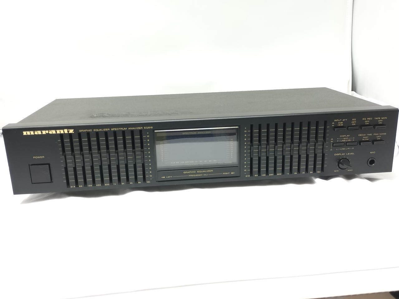 Marantz EQ515 Stereo Graphic Equalizer Spectrum Analyzer 10 Band Audio Japan100V