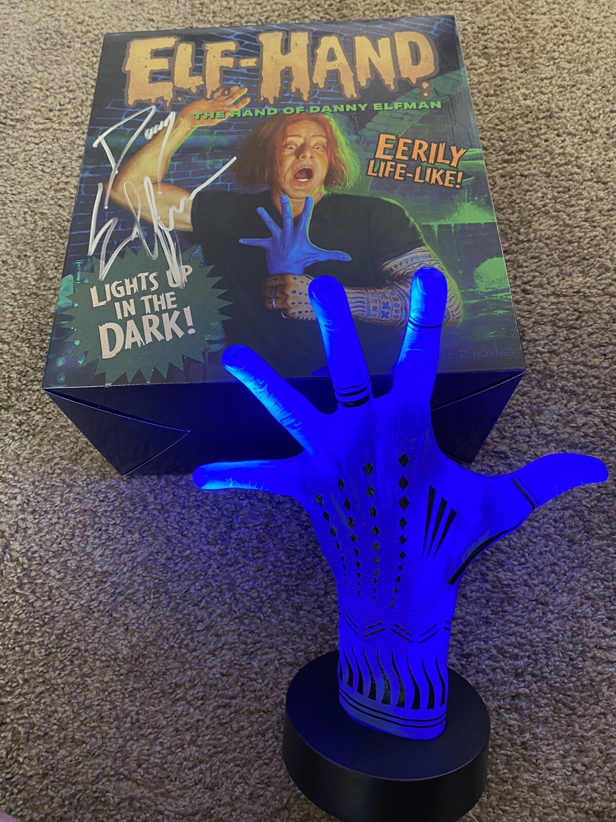 Danny Elfman Signed Light Up Elf Hand Sold Out Rare Hollywood Bowl 11/2 Danny Elfman Signed Light Up Elf Hand Sold Out Rare Hollywood Bowl 11/2