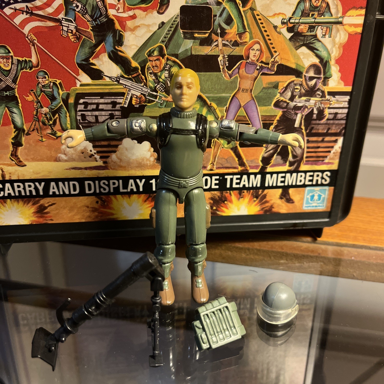 1983 GI Joe Short-Fuze V1.5 Mortar Soldier Complete Vintage ARAH Hasbro