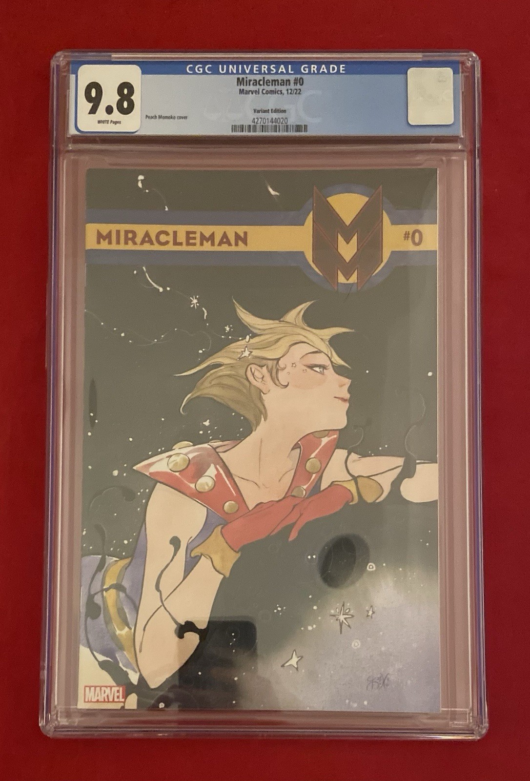 Miracleman #0 Peach Momoko 1:200 Variant Cover CGC Blue Label 9.8 Marvel Pop. 17