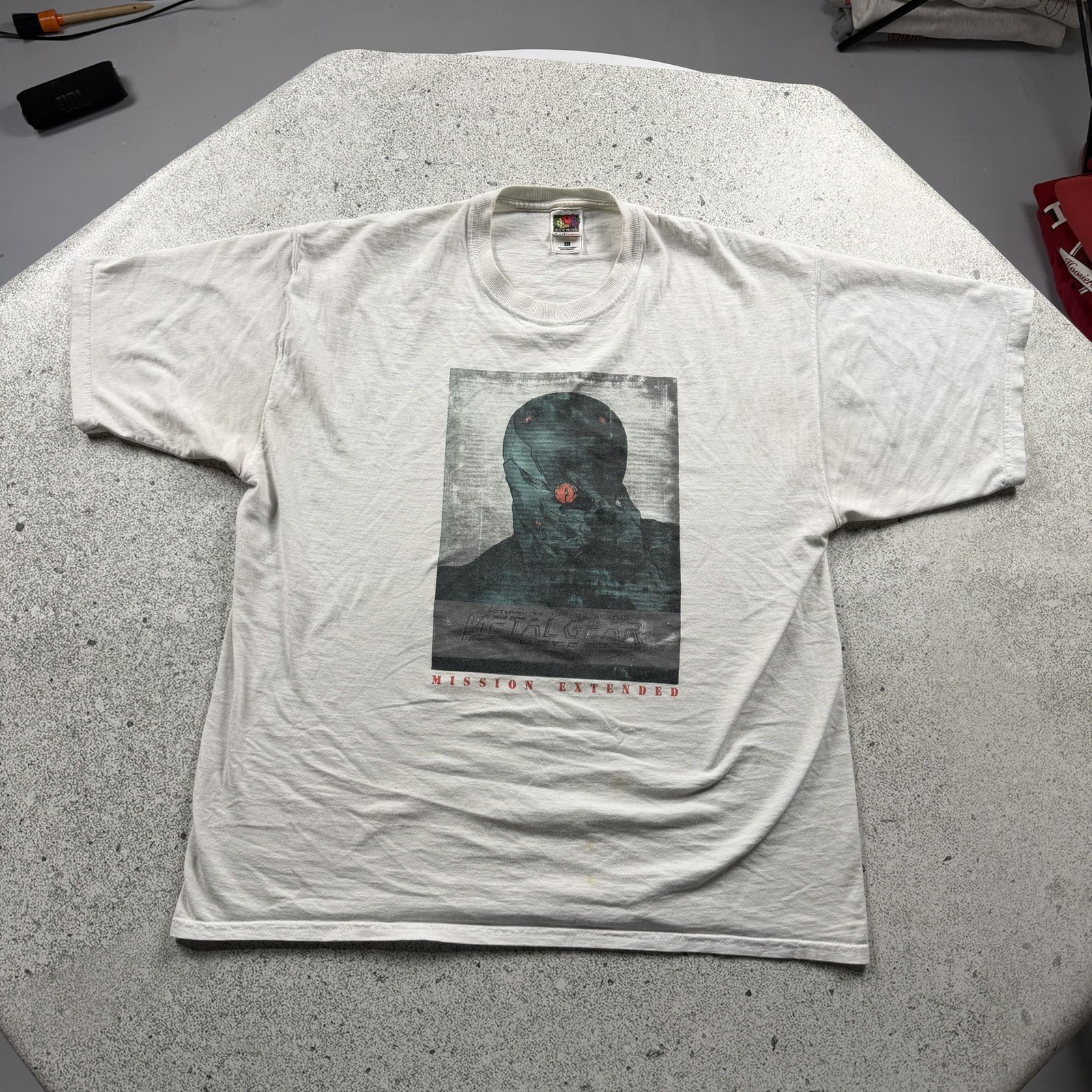 Vintage 1999 Metal Gear Solid Promo T Shirt XL Fruit of the Loom Lofteez PS1 90s