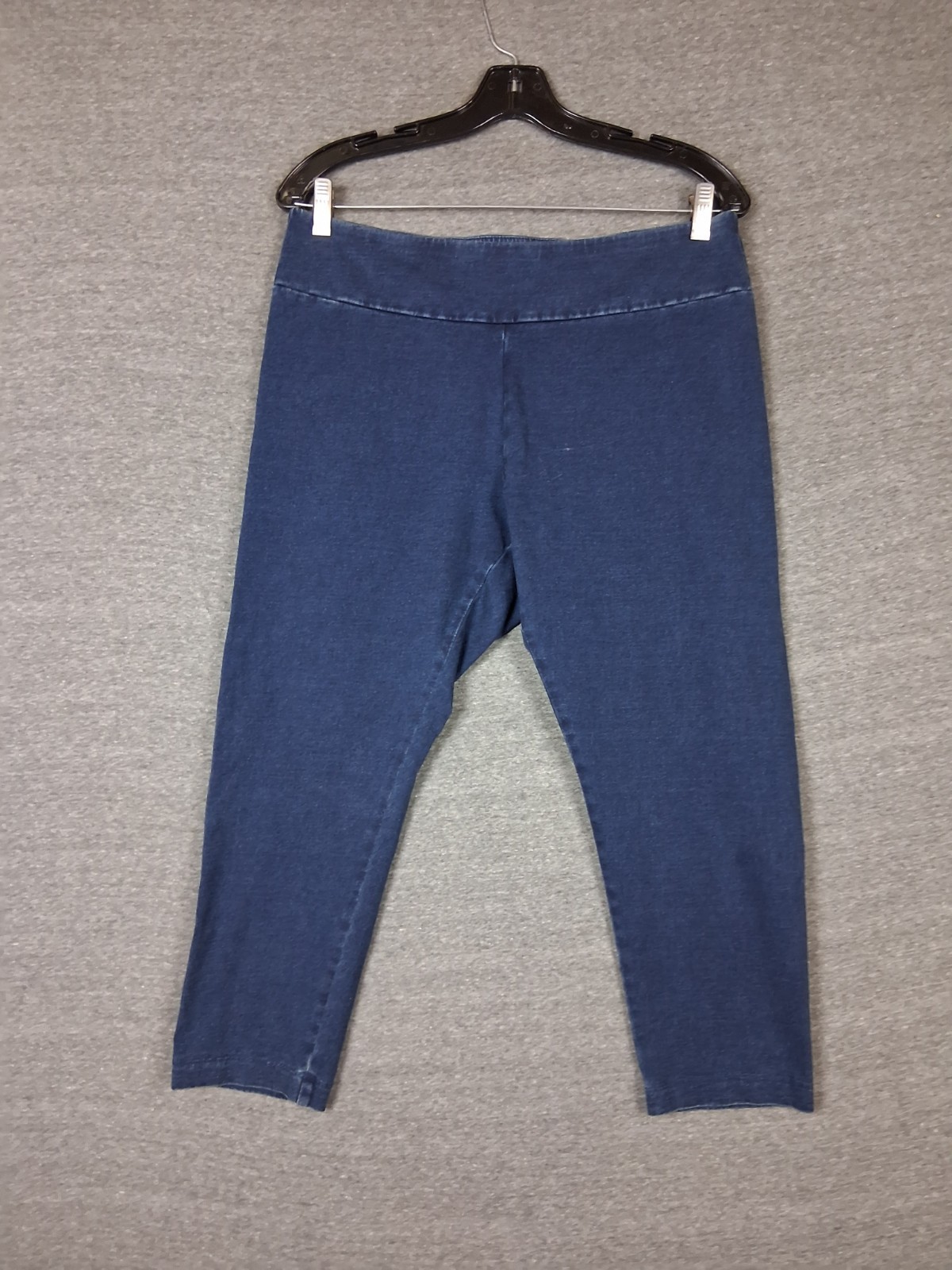 New Pure J Jill M Blue Chambray Pull On Stretch Crop Capsule Minimalist Chic New Pure J Jill M Blue Chambray Pull On Stretch Crop Capsule Minimalist Chic