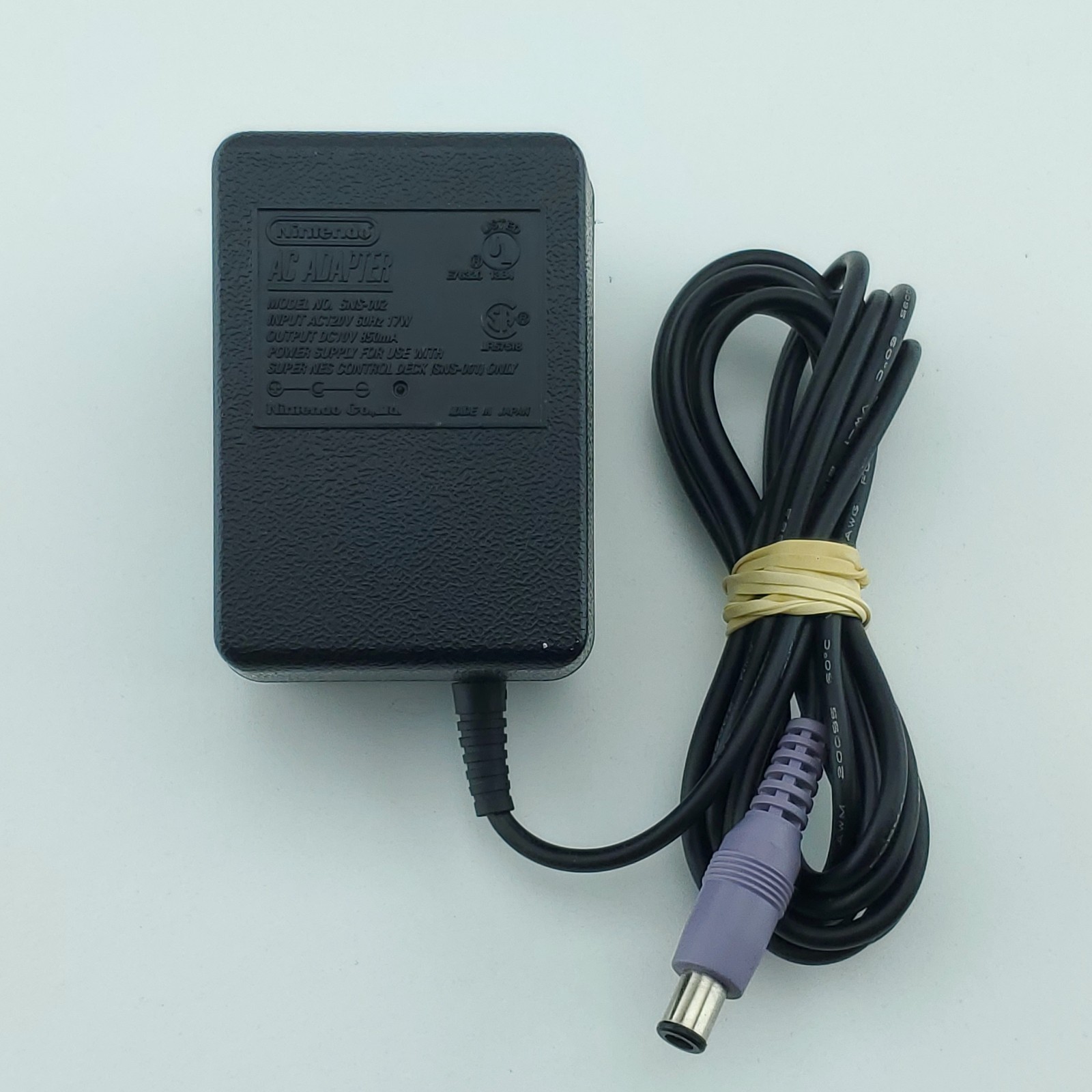 Genuine Nintendo SNS-002 Power Supply Adapter Cord For Nintendo Super NES