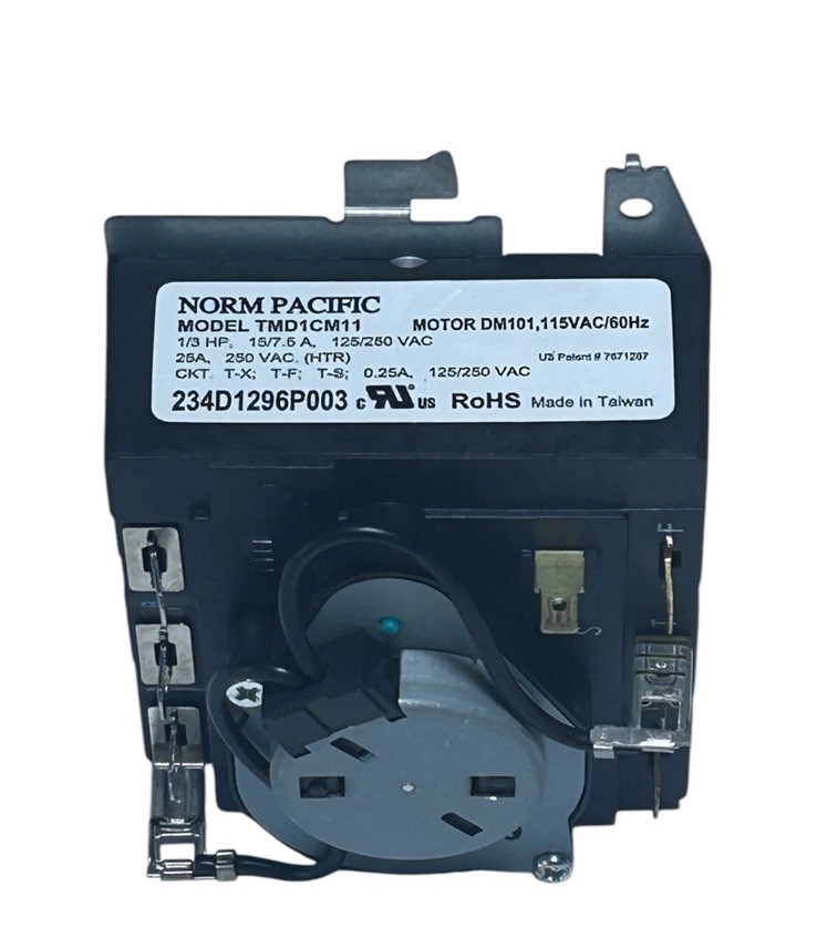 NEW Dryer Timer Norm Pacific TMD1CM11 DM101 234D1296P003 GE Hotpoint Whirlpool +